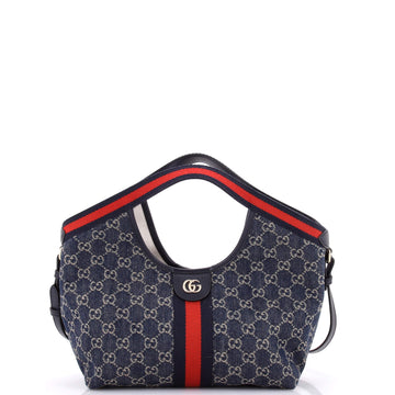 Gucci Giglio Tote GG Denim Small