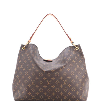 Louis Vuitton Graceful Handbag Monogram Canvas MM