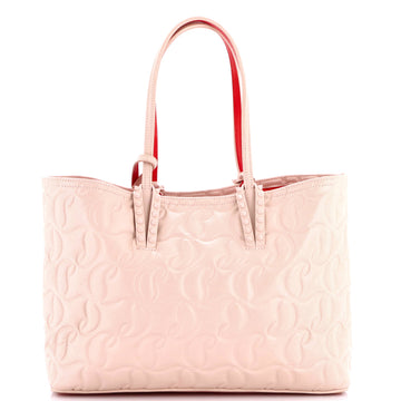 Christian Louboutin Cabata East West Tote CL Embossed Leather Small