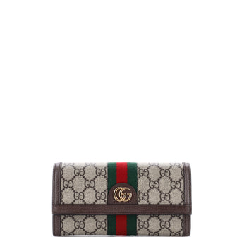 Gucci Ophidia Continental Wallet GG Coated Canvas