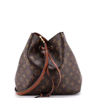 Louis Vuitton NeoNoe Handbag Monogram Canvas with Leather MM