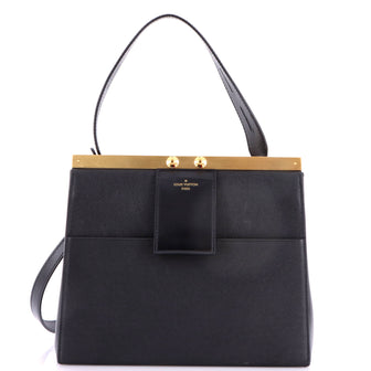 Louis Vuitton City Frame Top Handle Bag Taiga Leather