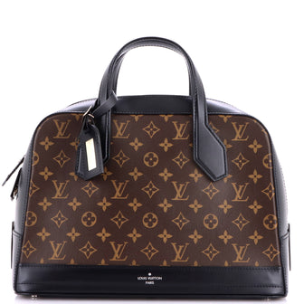 Louis Vuitton Dora Handbag Monogram Canvas and Calfskin MM