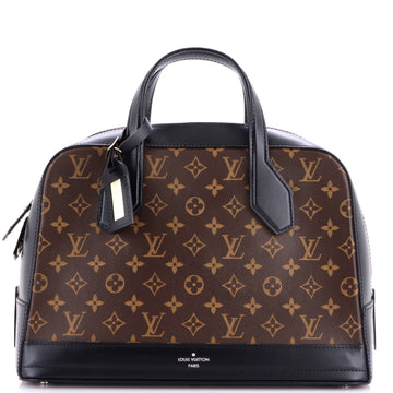 Louis Vuitton Dora Handbag Monogram Canvas and Calfskin MM