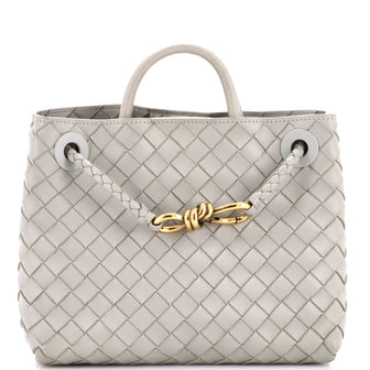 Bottega Veneta Andiamo Top Handle Bag Intrecciato Nappa Small