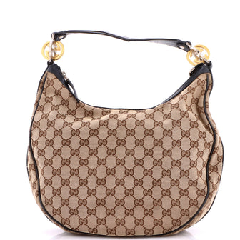 Gucci Twins Hobo GG Canvas Medium