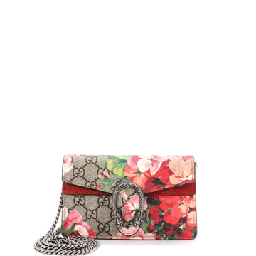 Gucci Dionysus Bag Blooms Print GG Coated Canvas Super Mini