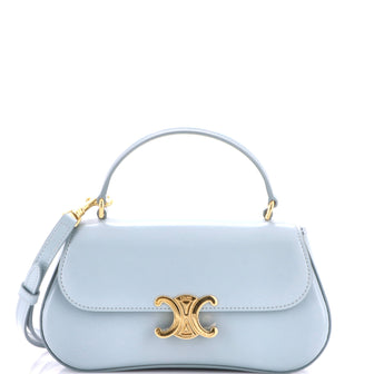 Celine Lola Triomphe Top Handle Bag Leather Teen