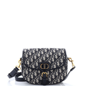 Christian Dior Bobby Flap Bag Oblique Canvas Medium