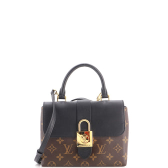 Louis Vuitton Locky Handbag Monogram Canvas with Leather BB