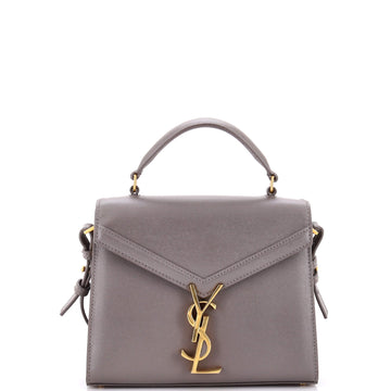 Saint Laurent Cassandra Top Handle Bag Leather Mini
