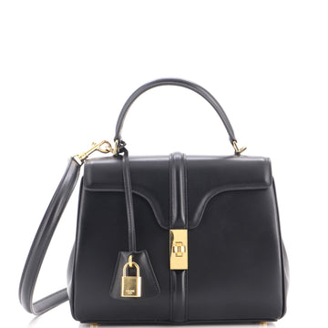 Celine 16 Top Handle Bag Smooth Calfskin Small