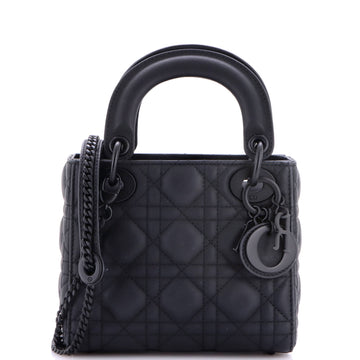 Christian Dior Ultra Matte Lady Dior Chain Bag Cannage Quilt Calfskin Mini