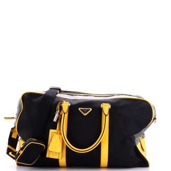 Prada Convertible Duffle Bag Re-Nylon with Saffiano Leather Large