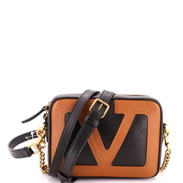 Valentino Garavani Viva Superstar Chain Crossbody Bag Leather Small