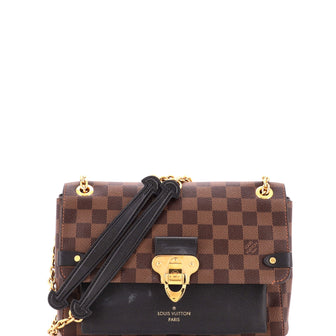 Louis Vuitton Vavin Handbag Damier with Leather PM