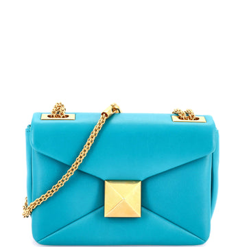 Valentino Garavani One Stud Chain Flap Bag Leather Small
