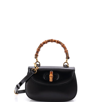 Gucci Bamboo 1947 Top Handle Bag Leather Small