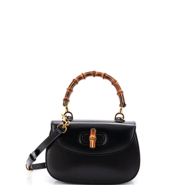 Gucci Bamboo 1947 Top Handle Bag Leather Small