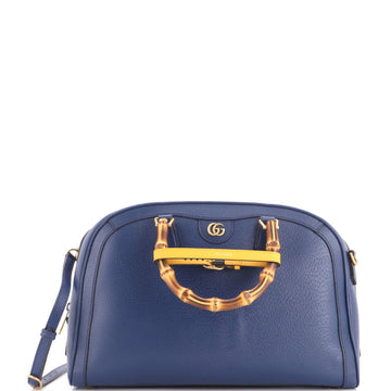 Gucci Diana NM Bamboo Handle Duffle Bag Leather Medium