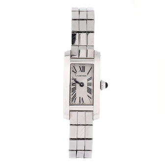 Cartier Tank Allongee Laniere Quartz Watch White Gold 14