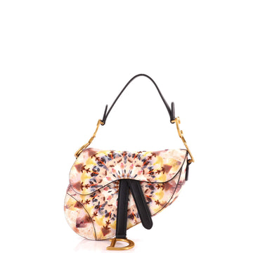 Christian Dior Saddle Handbag KaleiDiorscopic Calfskin Mini