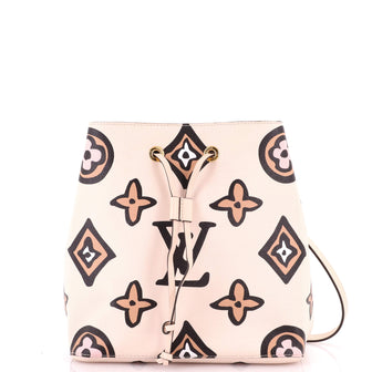 Louis Vuitton NeoNoe Handbag Wild at Heart Monogram Giant MM