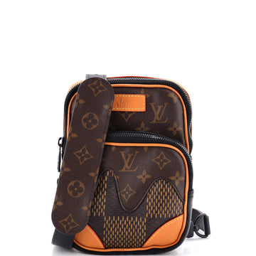Louis Vuitton Nigo Amazone Sling Bag Limited Edition Giant Damier and Monogram Canvas