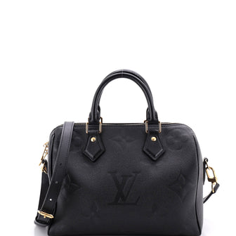 Louis Vuitton Speedy Bandouliere Bag Monogram Empreinte Giant 25