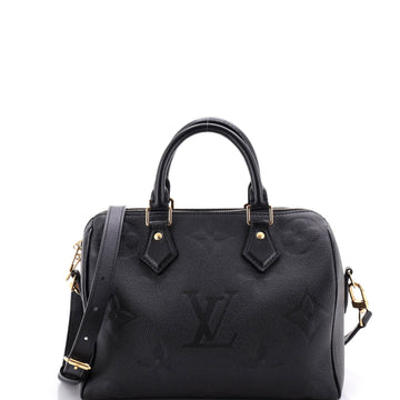 Louis Vuitton Speedy Bandouliere Bag Monogram Empreinte Giant 25