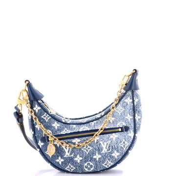 Louis Vuitton Loop Handbag Monogram Jacquard Denim