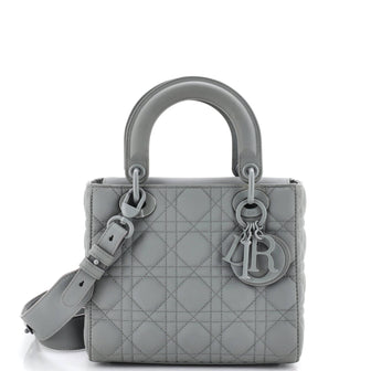 Christian Dior Ultra Matte My ABCDior Lady Dior Bag Cannage Quilt Calfskin