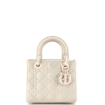 Christian Dior Ultra Matte My ABCDior Lady Dior Bag Cannage Quilt Calfskin