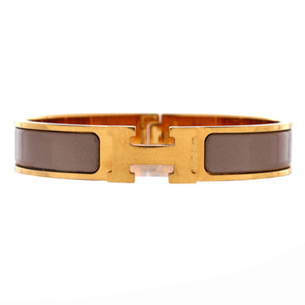 Hermes Clic H Bracelet Enamel Narrow
