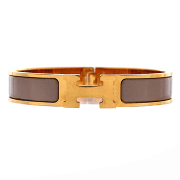 Hermes Clic H Bracelet Enamel Narrow