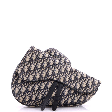 Christian Dior Saddle Crossbody Bag Oblique Canvas