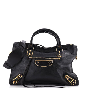 Balenciaga City Classic Metallic Edge Bag Leather Medium