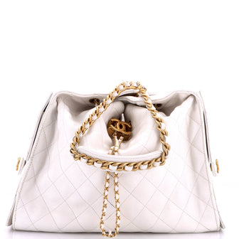 Chanel 25 Hobo Bag Quilted Caviar Medium