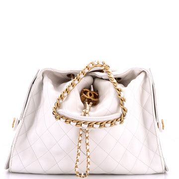 Chanel 25 Hobo Bag Quilted Caviar Medium