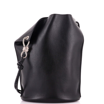 Bottega Veneta Knot Bucket Shoulder Bag Leather Medium