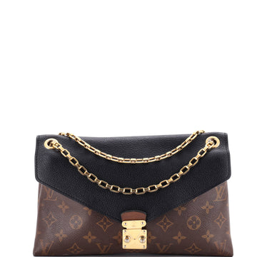 Louis Vuitton Pallas Chain Shoulder Bag Monogram Canvas and Calfskin