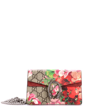 Gucci Dionysus Bag Blooms Print GG Coated Canvas Super Mini