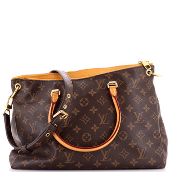 Louis Vuitton Pallas Tote Monogram Canvas with Leather