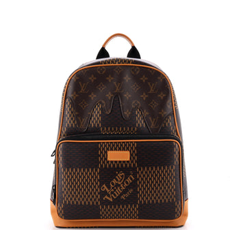 Louis Vuitton Nigo Campus Backpack Limited Edition Giant Damier and Monogram Canvas