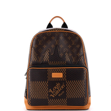 Louis Vuitton Nigo Campus Backpack Limited Edition Giant Damier and Monogram Canvas