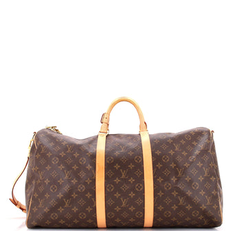 Louis Vuitton Keepall Bandouliere Bag Monogram Canvas 55