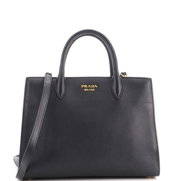 Prada Bibliotheque Tote Saffiano with City Calf Medium