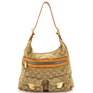 Louis Vuitton Baggy Handbag Denim GM