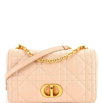 Christian Dior Caro Bag Macrocannage Quilt Calfskin Medium