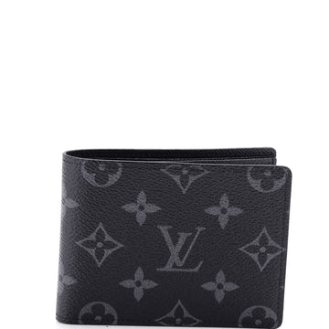 Louis Vuitton Slender Wallet Monogram Eclipse Canvas